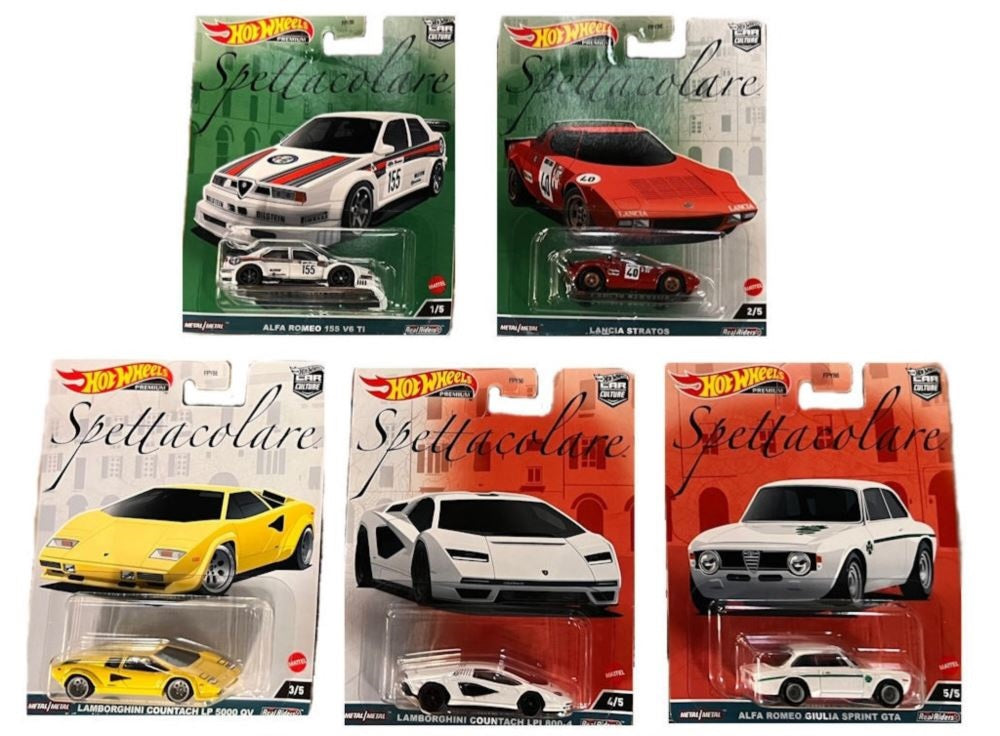 2023 Hot Wheels 1:64 Car Culture Spettacolare Lamborghini Countach LPI 800-4